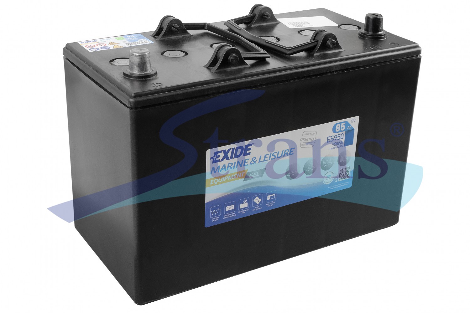 Акумулятор Exide Гелевий 12V 85Ah 450A Exide Gel L+ Scania Euro 6